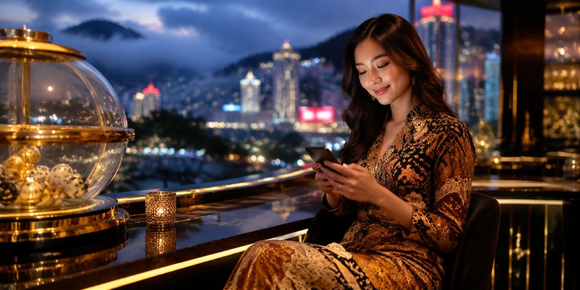 Loteri Genting Highlands dengan corak batik tradisional Malaysia