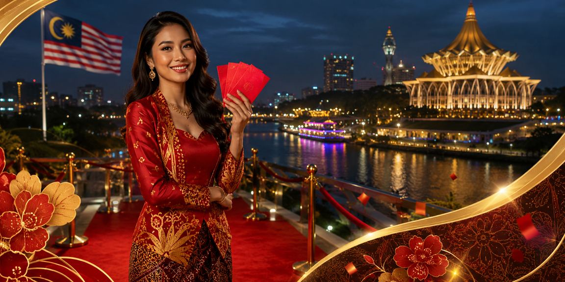 Bonus sampul merah tradisional Malaysia untuk pengalaman mudah alih